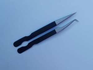 Vired Impex Vente Chaude Pince à Épiler en Acier Inoxydable à Pointe en Fibre, Dentelée, Antistatique, Durable, Précision Fine, Longueur 8-20mm, Personnalisable - Product Image 6