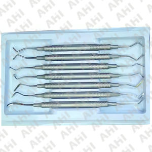 Instrumentos Dentales para Rellenos de Composite, Juego de 7 Piezas de Acero Inoxidable, Manual, Reutilizable - Product Image 6