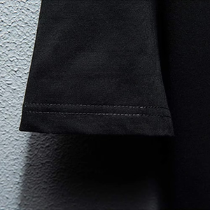 T-shirts personnalisés de haute qualité en toile respirante 200g à col rond pour hommes, avec strass vierges et impression de logo à chaud, manches courtes - Product Image 2