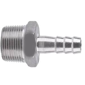 ปลั๊กเชื่อมต่อแบบยืดหยุ่นสแตนเลส 304 พร้อมเกลียวตัวผู้ขนาด 13 มม. x 1/2 นิ้ว เมตริก สำหรับการบำบัดน้ำ - Product Image 2