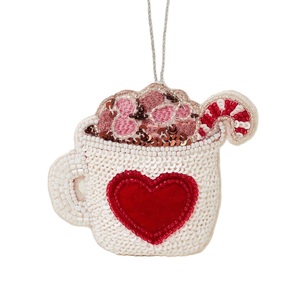 Porte-clés moderne brodé de perles, style perles de rocaille, élégant, design artisanal, cadeau - Product Image 3