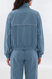 Conjunto de Chaqueta Bomber Impermeable y Pantalones Deportivos Unisex Personalizados, Estilo Holgado con Cierre, Camuflaje, Nailon, Ropa Deportiva para Exteriores - Product Image 3
