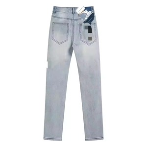<b>Mens</b> Skinny Denim Jeans Stylish <b>Stretch</b> Pants for Streetwear and Everyday Fashion 12oz <b>mens</b> denim jeans mass production - Product Image 4