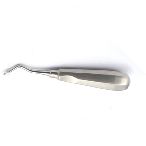 SURGIMPEX Élévateur de racine standard incurvé à gauche, manuel, en acier inoxydable, instrument d'extraction dentaire, kit chirurgical, pointe diamantée, CE - Product Image 3