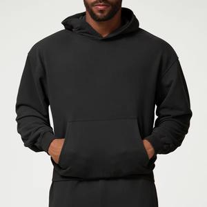 Sudadera con Capucha y Cierre para Hombre, Color Verde Oliva, Corte Regular, Forro Polar, Color Sólido, Estilo Casual para Otoño - Product Image 4