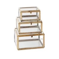 Boîte de rangement pour bijoux en métal durable, organisateur pour bagues, boucles d'oreilles, colliers, accessoires, utilisation en voyage