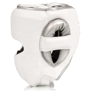Casco de Boxeo de Cuero PU para Adultos y Niños, Protector de Cabeza para Karate, Muay Thai, Kick Boxing - Product Image 1