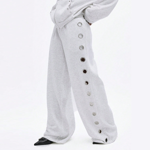 OEM Baggy Grey Sweatpants Women Casual Trouser Pajama Ladies Sportswear <b>Jogger</b> Sweat-Pants Women - Product Image 1
