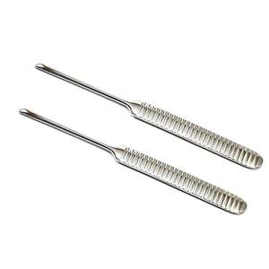 Outil d'otologie en acier inoxydable, sonde auriculaire manuelle réutilisable pour examen ORL, dispositif médical chirurgical hospitalier MOL par Dentavex - Product Image 1