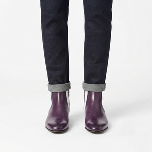 Botas de Tobillo de Cuero Genuino para Hombre al por Mayor, Botas de Tobillo de Cuero para Hombre con Cremallera Lateral, Botas de Tobillo de Cuero para Hombre para Invierno - Product Image 2