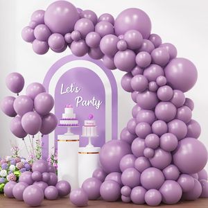 154pcs Dusty Purple <b>Balloons</b> in Different Sizes 18 12 10 <b>5</b> Inch Lavender Boho Neutral Party <b>Balloon</b> - Product Image 1