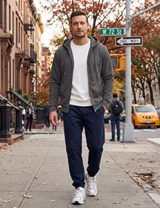 Customize Hoodie Hot Selling Zipper Blank Hoodies Hysaf Apparels Co Grey 100% Cotton <b>Fleece</b> Ykk Zipper Boxy Zipup Hoodies - Product Image 6