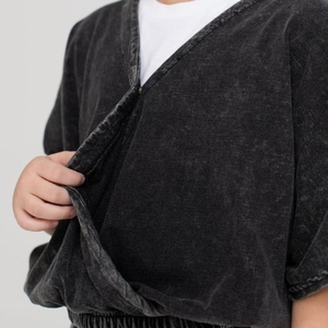 Cárdigan de Mezclilla para Mujer, Estilo Camisa, Personalizado, Ropa Urbana, 100% Algodón, Transpirable, de Secado Rápido, Alta Calidad, Novedad 2026 - Product Image 4