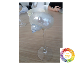 แก้วเปลือกหอยตกแต่ง แก้วเปลือกหอยสุดหรู ทำด้วยมือ สำหรับงานปาร์ตี้สไตล์ทรอปิคอล งานแต่งงาน และตกแต่งบ้านสไตล์ชายทะเล - Product Image 6