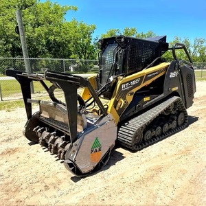 Heavy Duty Diesel Skid Steer Loader Crawler Loader Mulcher Attachment High Efficiency Motor for Professional Tree Clearing <b>Brush</b> - Product Image 6