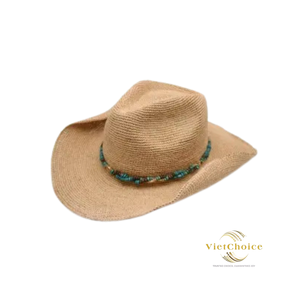 Vietchoice Straw Cowboy <b>Hat</b> Toquilla Hand Embroidered Adjustable <b>Band</b> Unisex Outdoor Adult <b>Hat</b> with Rope Strap - Product Image 3