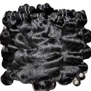 Templos alineados con cutícula de la mejor calidad, cabello humano indio crudo de un solo donante, estilo Natural de onda profunda suelta, exportador profesional - Product Image 4