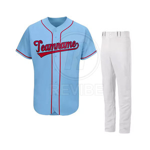 Uniforme de Béisbol Transpirable de Color Personalizado, Nuevo Diseño, Según la Demanda del Cliente, en Venta 2026, 100% Poliéster - Product Image 3