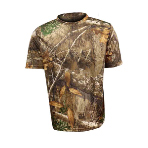 เสื้อยืดล่าสัตว์คุณภาพสูงสำหรับขายส่ง ลายพรางป่า น้ำหนักเบา แห้งเร็ว เหมาะสำหรับฤดูร้อน - Product Image 3