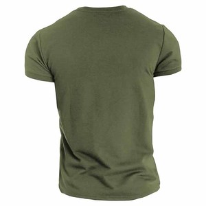 T-shirts décontractés pour hommes, pour la musculation, mode, 100% polyester, manches courtes - Product Image 3