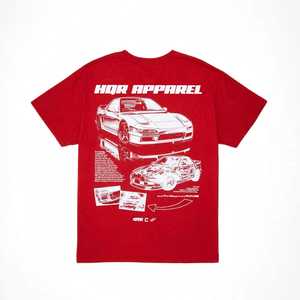 Premium <b>Men's</b> <b>Red</b> Short Sleeve O-Neck Cotton Breathable Regular Fit Printed 320g Front Logo Streetwear <b>T</b>-<b>Shirt</b> - Product Image 6