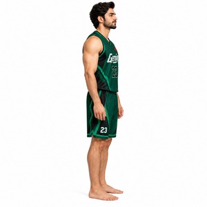 ชุดยูนิฟอร์มบาสเก็ตบอลแบบ OEM บริการออกแบบตามสั่ง เสื้อเจอร์ซีย์ กางเกงขาสั้น ระบายอากาศได้ดี สำหรับทีมเยาวชนทุกเพศทุกวัย ราคาประหยัด - Product Image 4