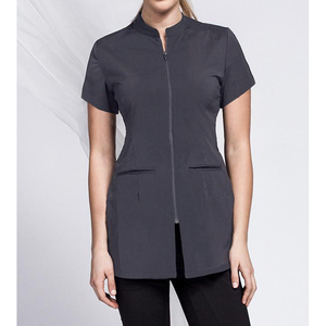 Camisetas de Spa Personalizadas, Transpirables, de Mezcla de Algodón, Poliéster y Spandex, con su Logotipo, Uniforme de Belleza para Adultos Unisex - Product Image 4