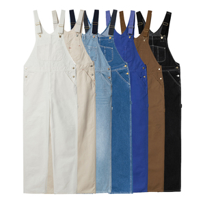 Salopette en jean robuste pour homme, coupe décontractée, confortable, avec poches renforcées, respirante, idéale pour le travail agricole - Product Image 1