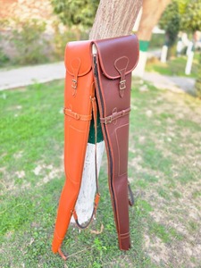 Housse de protection pour fusil de chasse en cuir véritable imperméable, résistante, personnalisée OEM, pour l'hiver - Product Image 2