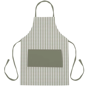 Export Quality 100% Cotton Yarn Dyed Stripe Checked <b>Kitchen</b> <b>Apron</b> Custom Color High Quality Soft Fabric Adjustable Sustainable - Product Image 4