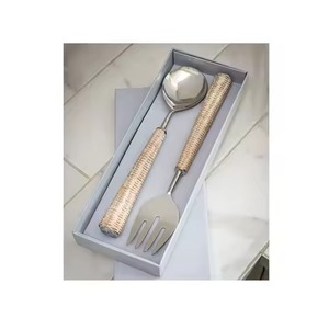 Elegant Table Service <b>Salad</b> Set Metal Serving <b>Tools</b> for Hospitality and Fine Dining - Product Image 3