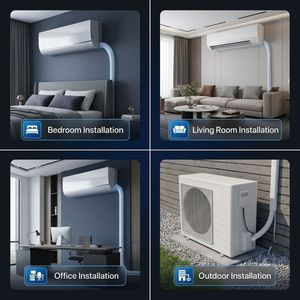 Tuyau de drainage en plastique de qualité export, flexible et durable, pour applications de vidange de climatiseur - Product Image 2