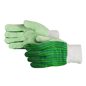 Gants de sécurité en cuir de vachette pleine fleur haute performance avec poignet tricoté – Gants de protection industrielle très demandés pour le travail - Product Image 4
