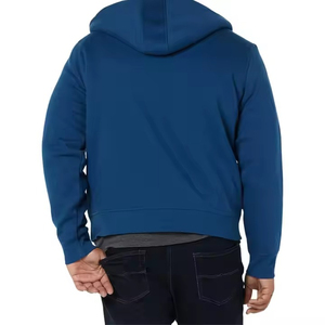 Sweat à capuche zippé personnalisé pour homme, motif uni, vêtement décontracté, nouvelle collection, fabricant de vêtements, sweats à capuche en vente, tailles plus grandes personnalisées, vente en gros - Product Image 6