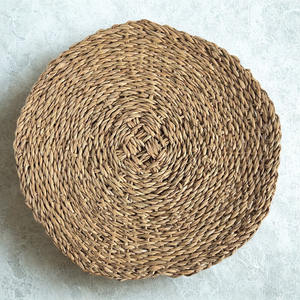 Manteles Individuales Clásicos de Pasto Marino, Ecológicos, Aislantes del Calor, Decoración de Mesa con Vegetación Natural para Apartamentos Modernos, Exportación Global - Product Image 1