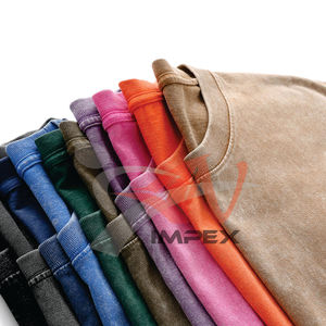 T-shirt vierge personnalisé avec logo imprimé DTG, 100% coton, effet délavé, pour homme, style vintage, unisexe, coupe oversize - Product Image 4