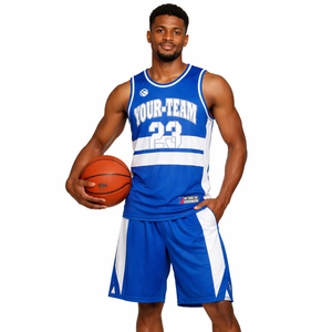 Ensemble Maillot et Short de Basketball OEM en Tissu Respirant, Design d'Équipe Personnalisé par Sublimation, Vêtements de Sport en Gros, Fabricant - Product Image 5