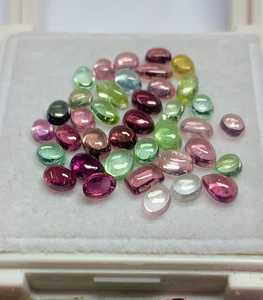 Turmalina Natural en Cabujón |   Piedra Preciosa de Turmalina Suelta |   Piedra para Joyería Hecha a Mano |   Corte Ovalado, Redondo, en Forma de Pera y Cojín |   Gema de Calidad AAA - Product Image 6