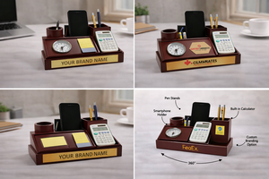 LuxeGrain Personalized Wooden Table <b>Top</b> with Digital Printing for Mother's Day and Christmas - Product Image 2