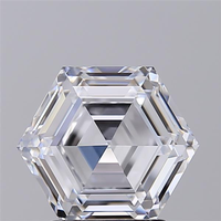 Hexagonaler Schliff Weißer CVD Labor-Gezüchteter Diamant IGI-Zertifiziert VVS-Reinheit Farbe D 0,003-20 Karat für Schmuckherstellung für Herren Damen Ring