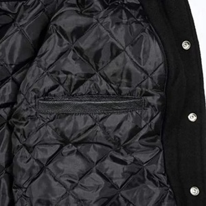 Custom Plus Size Winter Jacket Custom Color Wool Fabric Varsity Jacket New Fashionable Casual Style Embroidered Knitted - Product Image 4