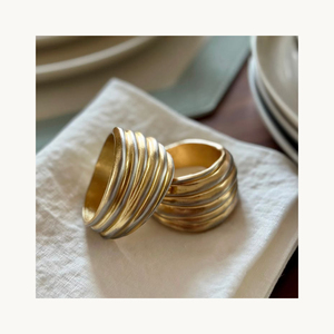 Anillos de Servilleta Metálicos Elegantes y Personalizados, Novedad, Anillos Decorativos para Servilletas de Mesa, Calidad de Exportación OEM ODM - Product Image 3