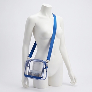 Bolso Transparente con Estampado para el Día del Partido, Aprobado para Estadios, Colores del Equipo, Bolso Bandolera, Espíritu Escolar, PVC, Logotipo Personalizado, OEM - Product Image 3