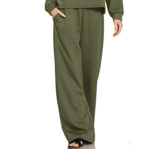 Ensemble sweat-shirt et pantalon Zenana pour femme - Inspiré DK OLIVE Taille S Vêtements confortables - Product Image 3