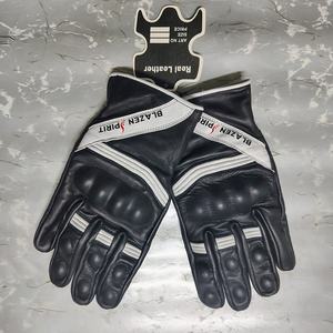 Guantes de carreras de calidad superventas Guantes de seguridad de cuero para deportes de moto informales para uso en exteriores - Product Image 1