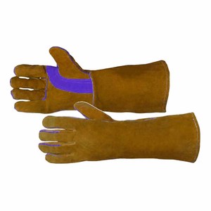Guantes de Soldadura de Cuero Reforzado de Primera Calidad, Resistentes al Fuego, para Bomberos, Construcción y Barbacoa - Product Image 3