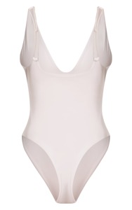 ชุดว่ายน้ำวันพีซผู้หญิงแบบขายส่งตามสั่ง ลายทางสีสันสดใส ทรงฮิปสเตอร์ เปิดหลัง เซ็กซี่ สไตล์บิกินี่ ชุดชายหาด - Product Image 6