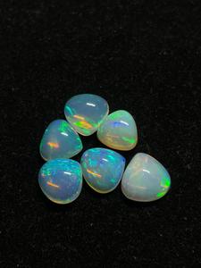 best quality ethopian <b>opal</b> heart shape,natural ethopian <b>opal</b> cabochons. - Product Image 2