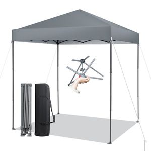 Carpa Plegable de 6.6 x 6.6 Pies para Exteriores con Protección Solar UPF 50+ - Product Image 4
