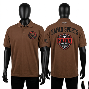 Camiseta polo de rugby estilo urbano para hombre, con estampado gráfico llamativo, corte relajado, moda urbana, ropa informal, tacto de algodón premium, camisetas polo para hombre - Product Image 3